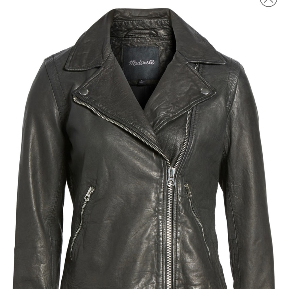 Madewell leather jacket (small)